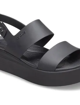 Sandali Brooklyn Low Wedge Black / Black EU 39-40 - Crocs - FashionsVida
