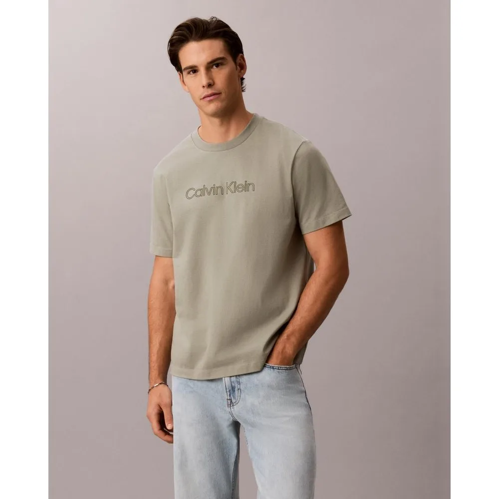 Camiseta Hombre manga corta algodón gráfico - Calvin Klein - FashionsVida