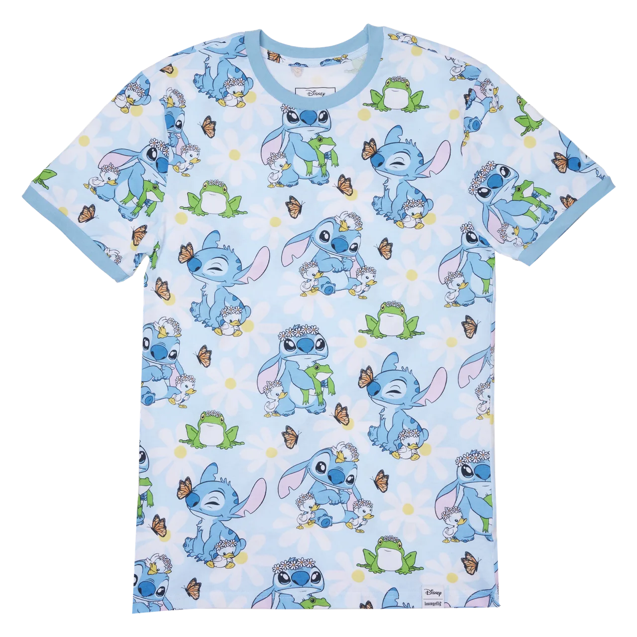 Disney: Lilo & Stitch Springtime Stitch Unisex Tee - Loungefly - FashionsVida