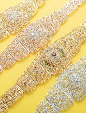 Luxury Arab Caftan Metal Waist Chain For Women Wedding Dress Body Jewelry Gold Color Moroccan Belt Adjustable Length - Aliexpress - FashionsVida
