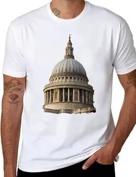 St Pauls T-Shirt t shirt men 100% cotton luxury brand t shirt man plain T-Shirt - Aliexpress - FashionsVida