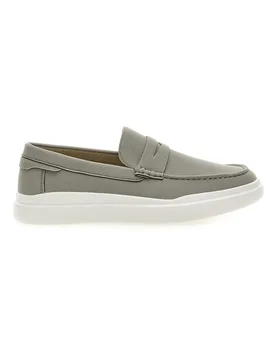 Mocassini Grigi Con Suola Bianca C53086 41 - Longford - FashionsVida