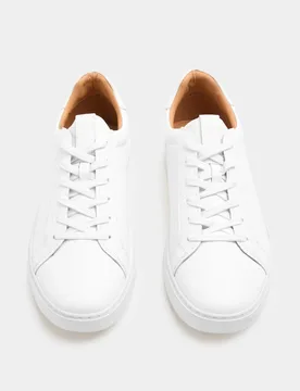 Leather Cupsole Trainers White male - Autograph - FashionsVida
