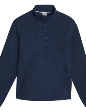 Layer Fleece 1/2-Knopfleiste, navy xl - Puma - FashionsVida