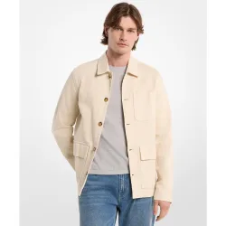 Chaqueta de hombre de entretiempo con botones