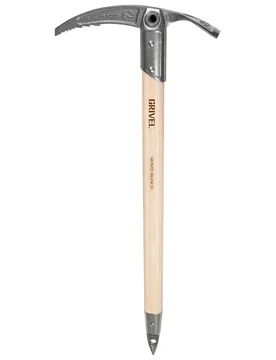 Piolet classique de randonnée glaciaire - Monte Bianco Gold en Bois - Taille 65 cm - Beige - Grivel - FashionsVida