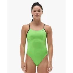 Durafast Elite Cutoutfit Solid Swimsuit Brt Green 34 Women