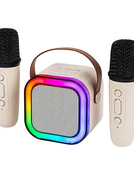 Enceinte Bluetooth Karaoke Rgb 10w Black One Size unisex - Blow - FashionsVida