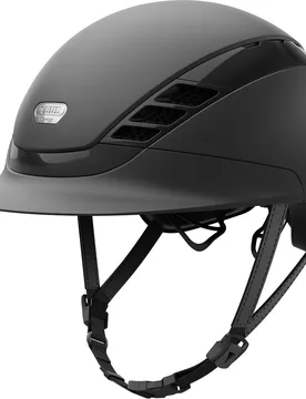 Pikeur Reithelm AirLuxe PURE, black M (55-58cm) - ABUS - FashionsVida