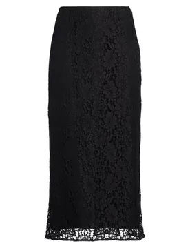 Midi-Rock Damen Schwarz 34,36 Damen - DEL CORE - FashionsVida