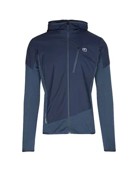Chaqueta híbrida Trace Hoodie para hombre azul oscuro XXL - Ortovox - FashionsVida