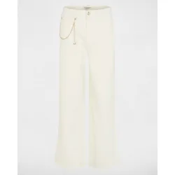 Pantalón vaquero de mujer ancho de tiro alto