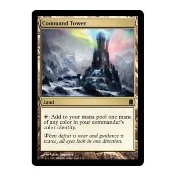 Command Tower (Commander's Arsenal foil) Commander's Arsenal - Magic: The Gathering - FashionsVida