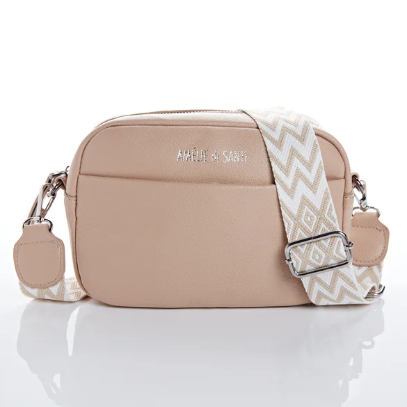 Umhängetasche "Loreen" sand Amélie di Santi - 3Pagen - FashionsVida