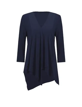 Camisa azul oscuro 46 - Joseph Ribkoff - FashionsVida