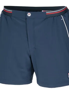 Peacoat Men's Heritage Stephan Shorts - S - FILA Tennis - FashionsVida