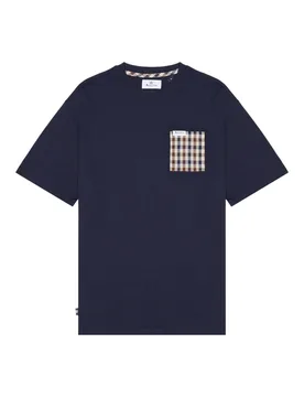 T-shirt Uomo ICON TS009 11 NAVY - Aquascutum - FashionsVida