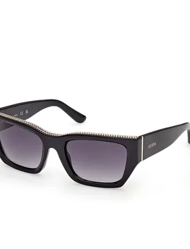 Lunettes De Soleil Gu00293 Shiny Black Gradient Smoke/CAT3 - Guess - FashionsVida