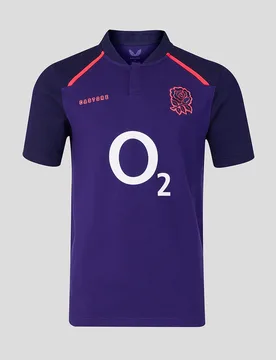 England Rugby Men's 26/27 Alternate Classic Short Sleeve Shirt - Rhodonite 2XL male - Castore - FashionsVida