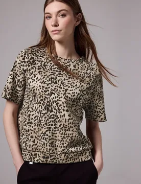 Street One Raglan T-Shirt in Silk-Optik female Braun - Street One Studio - FashionsVida