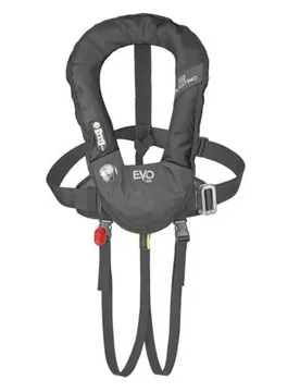 Evo 165 Prosensor Harness Automatic Life Jacket Black One Size unisex - Plastimo - FashionsVida