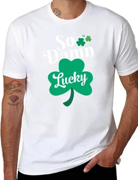 So Damn Lucky St Patricks Dave Matthews Gift DMB Lyrics Fun Dave Matthews T-Shirt g man t shirts for men T-Shirt - Aliexpress - FashionsVida