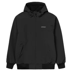 Hooded Sail Jacket Black / White S Herren