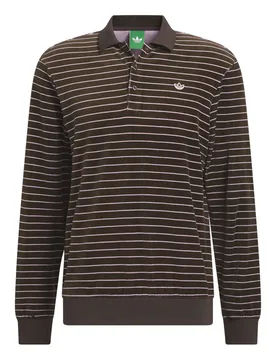 Golf Originals Polo MR Velour, langarm, braun s - Adidas - FashionsVida