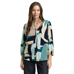Blusa A Maniche 3/ 10979 Abstract Stripe Print 42
