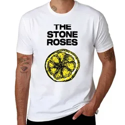 Stone Roses Merch The Stone Roses TSR Lemon Ringer T-Shirt t shirts cotton 100% t shirt for man T-Shirt