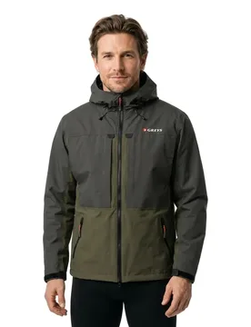Fin Fishing Jacket Dark Green 3XL Men - Greys - FashionsVida