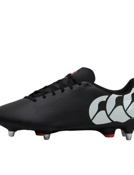 Unisex Adult Speed Raze Soft Ground Football Boots (Black) - Size Uk 11 - Canterbury - FashionsVida