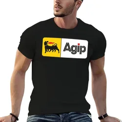 Agip Logo Merchandise T-Shirt Plus Size Short Sleeve T-Shirt