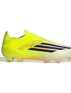 Chaussures De Football F50 Elite Laceless Fg Team Solar Yellow 2 / Core Black / Lucid Red EU 45 1/3 - Adidas - FashionsVida