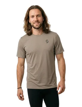Maglietta A Maniche Corte Endurance Lt Toast Beige 2XL - Scott - FashionsVida