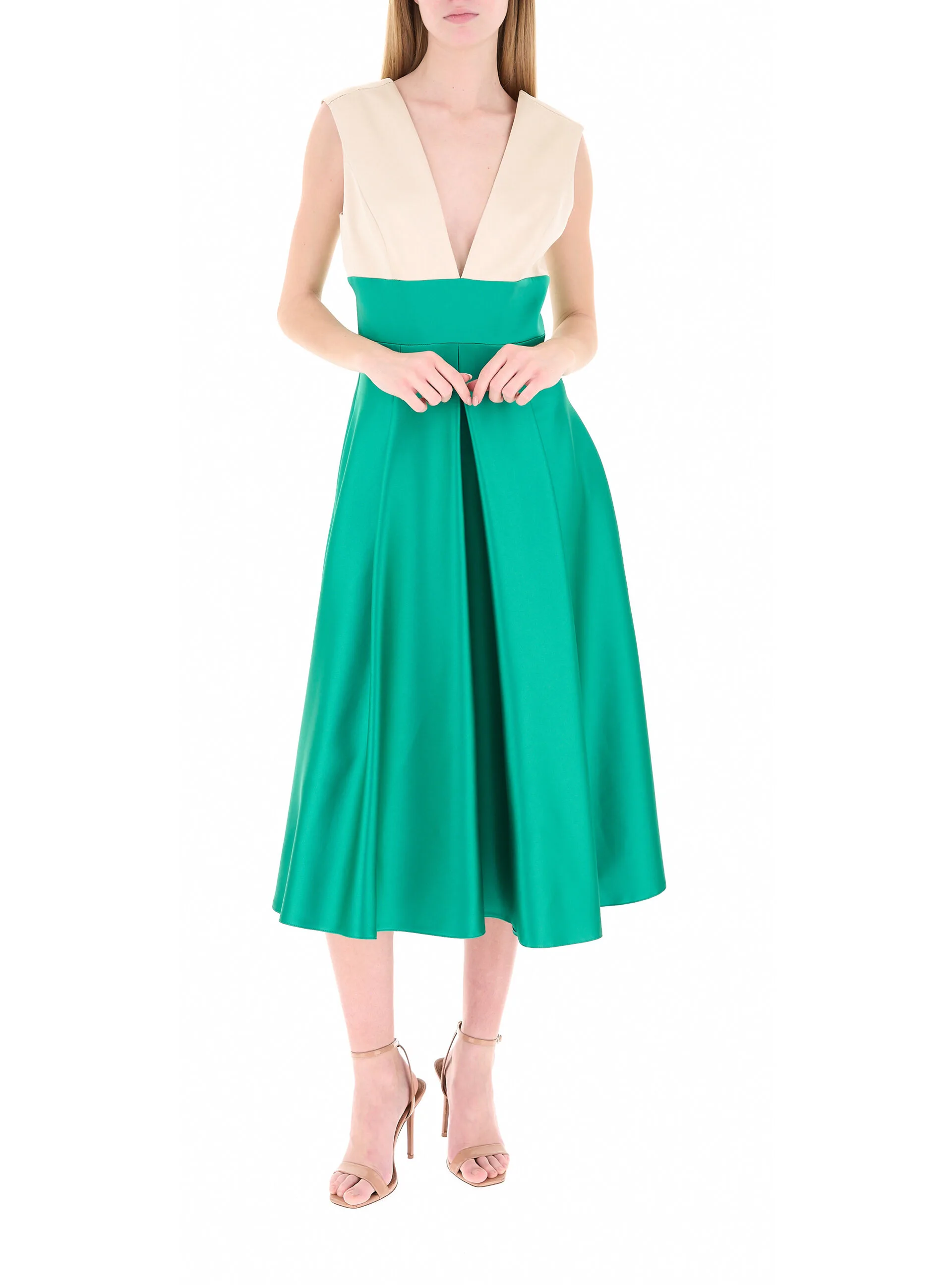 Abito a portafoglio VERDE S - Rinascimento - FashionsVida