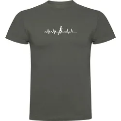 Maglietta A Maniche Corte Runner Heartbeat Dark Army Green 3XL