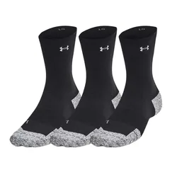 Armourdry Run Cushion Socks 3 Pairs Black UK 11.5-14.5 Men,Women