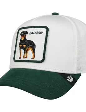 Suede Bad Boy Cap by - white-green - Herren - Size: One Size - Goorin Bros. - FashionsVida