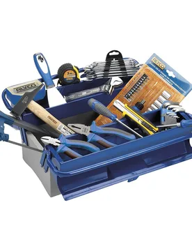 Caja Metálica De 3 Bandejas Con Herramientas - Alyco - FashionsVida