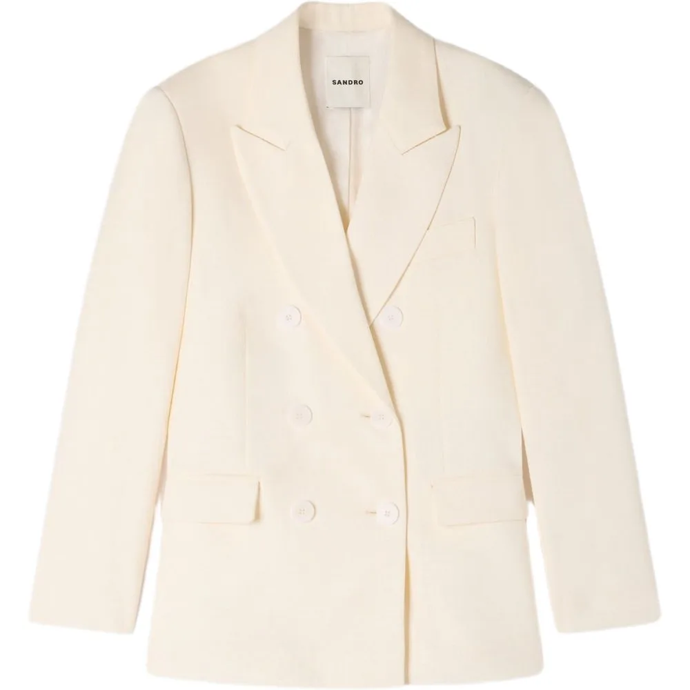 Americana de mujer cruzada entallada - sandro - FashionsVida