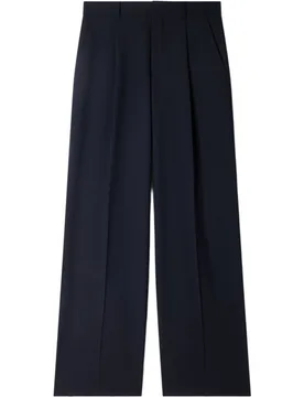 Pantalón de traje de hombre corte recto lana virgen - sandro - FashionsVida