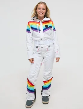 Rainbow Road Womens Ski Suit - - Size: S - Oosc - FashionsVida