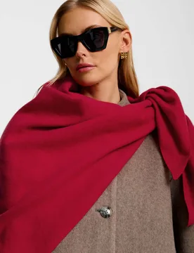 Triangle Blanket Scarf Red female - Katie Loxton - FashionsVida
