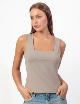 Camiseta interior de mujer sin mangas de punto - Admas - FashionsVida