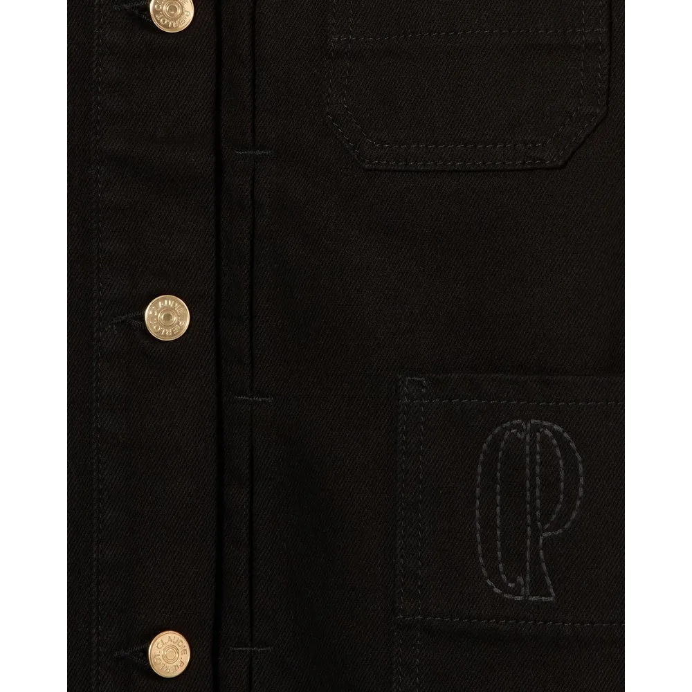 Cazadora vaquera de mujer worker con bordado - CLAUDIE PIERLOT - FashionsVida