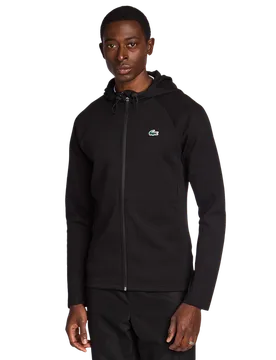 Interlock Uomo - Top da pista Nero - Taglia XS - Poly Fleece XS - Lacoste - FashionsVida