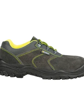 Chaussures De Sécurité Riace Grey / Lime EU 36 - COFRA - FashionsVida