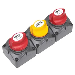 Motor 2 Batteries Vertical Distribution Battery Switch Multicolour One Size unisex