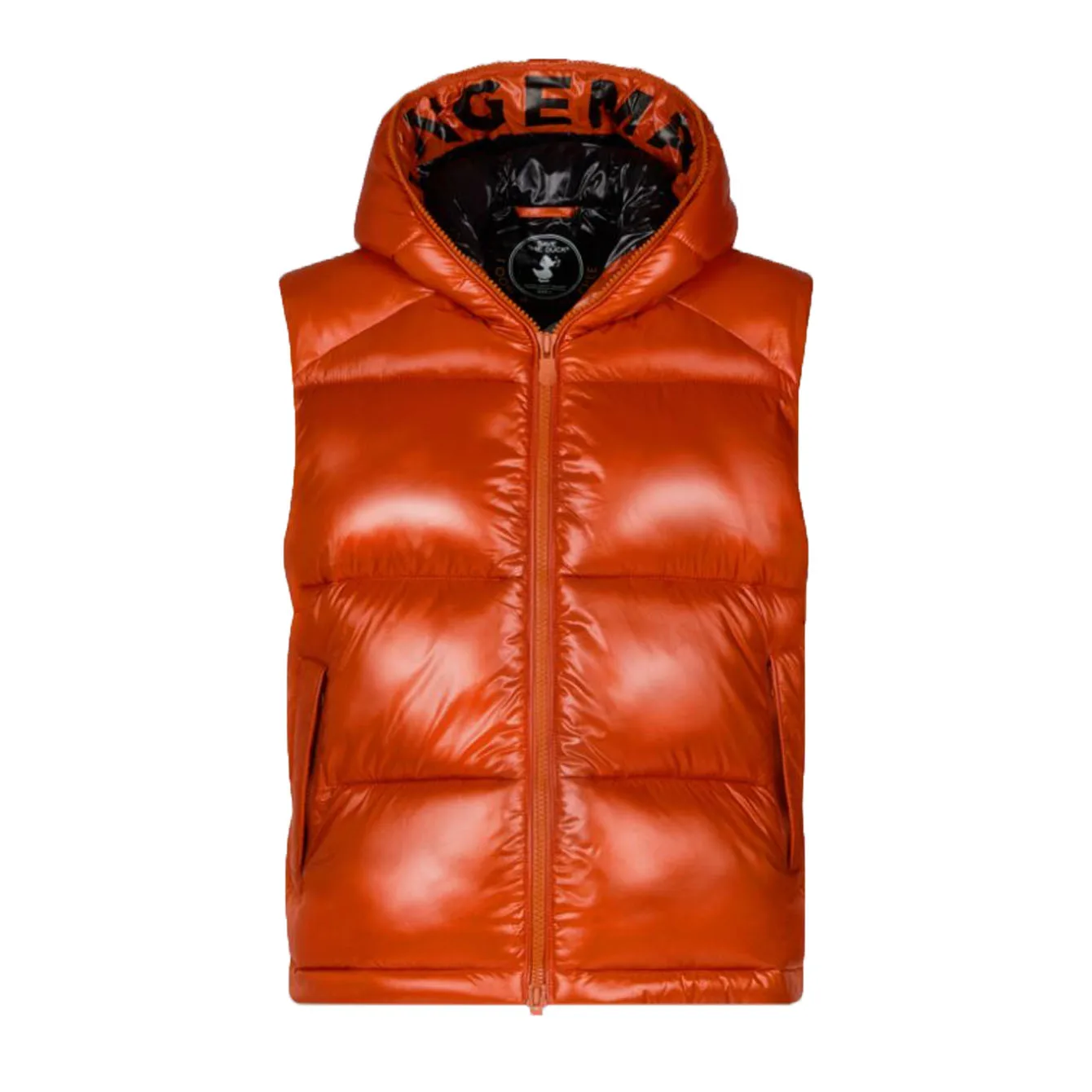Luck15 Dexter Gilet Capp. 70025 Maple Orange D80296M - Save the Duck - FashionsVida